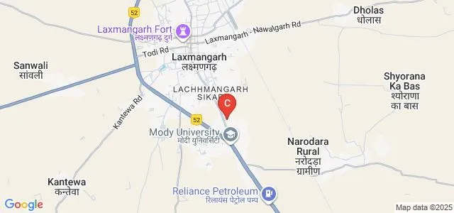 Vinayak College, Laxmangarh Map