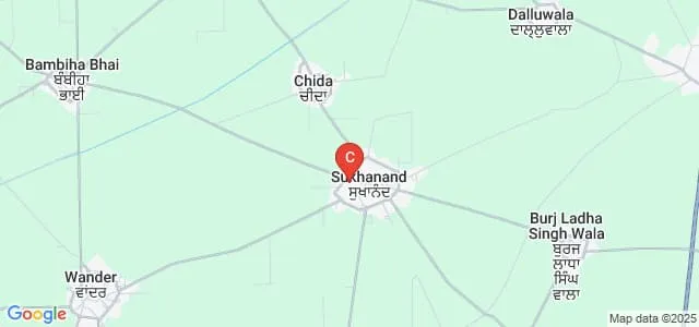 Sant Baba Bhag Singh Memorial Girls College, Moga Map
