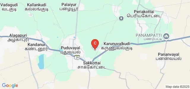Vidhyaa Giri College of Arts and Science, Sivaganga Map