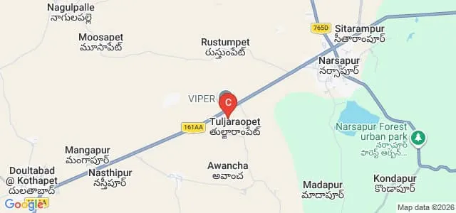 Vishnu Institute of Pharmaceutical Education and Research, Narasapur Map