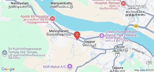 MMES Women's Arts and Science College, Vellore Map