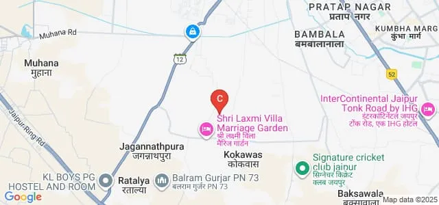 Dr MPK Homoeopathic Medical College Hospital and Research Centre, Jaipur Map