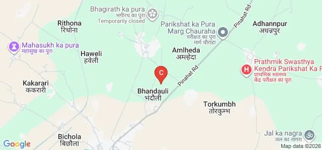 Arjun Singh Shiksha Mahavidyalaya, Morena Map