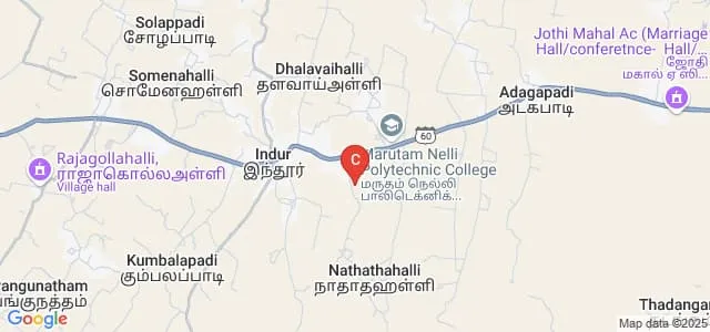 Sentraya Perumal College of Education, Dharmapuri Map
