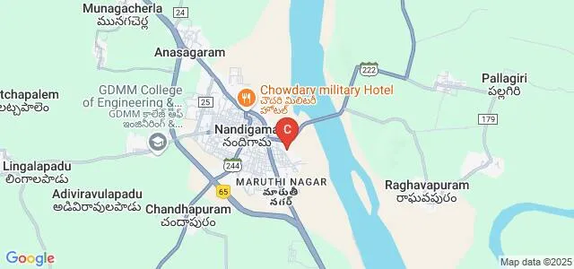 MRR College of Education, Nandigama Map
