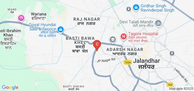 St Soldier Management and Technical Institute, Jalandhar Map