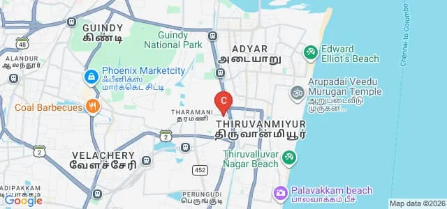 The Spastics Society of TamilNadu, Chennai Map