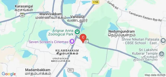 Crescent School of Law, Chennai Map