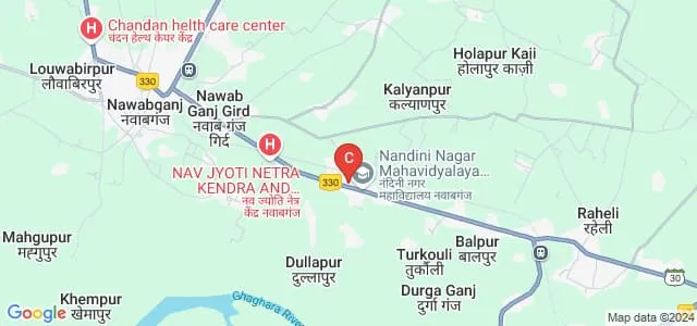 Nandini Nagar Technical Campus, Gonda Map