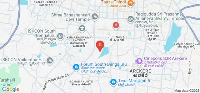 The Oxford Polytechnic, Bangalore Map