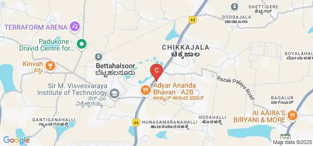 Sha-Shib College, Bangalore Map