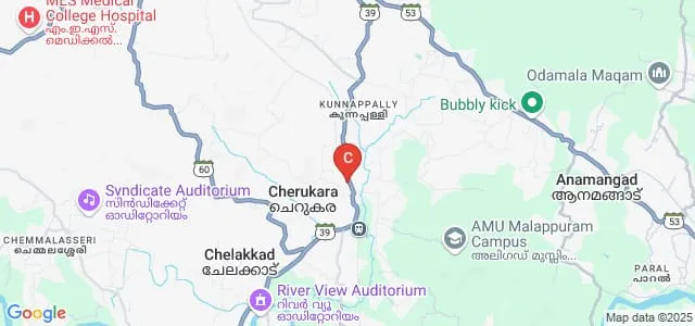 SNDP Yogam Shathabdi Smaraka College, Perinthalmanna Map