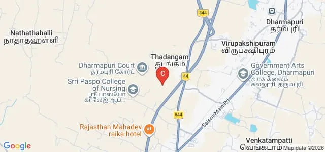 Paspo College of Education, Dharmapuri Map