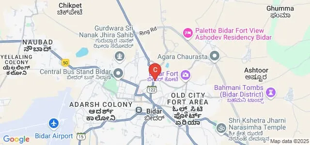 Siddharth Arts and Commerce Degree College, Bidar Map
