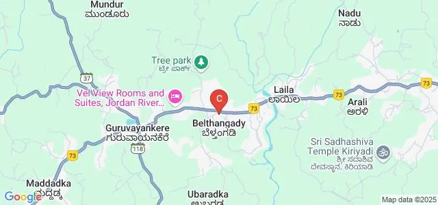Prasanna First Grade College, Belthangady Map