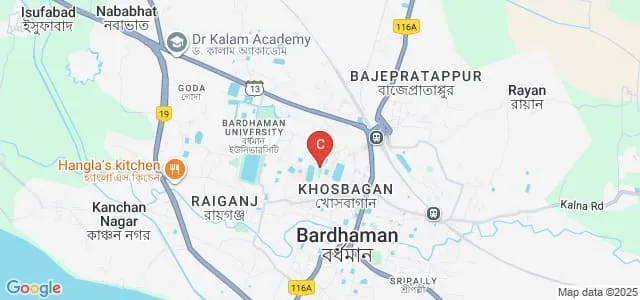 Burdwan Dental College and Hospital, Burdwan Map