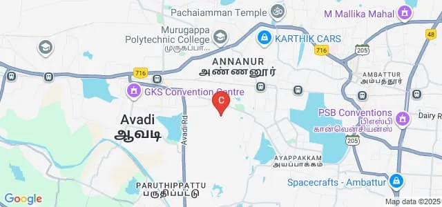 Chennai National Arts and Science College, Chennai Map