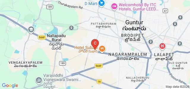 Sri Mettu Seshamma, Sri Mettu Chinna Malla Reddy College of Education, Guntur Map