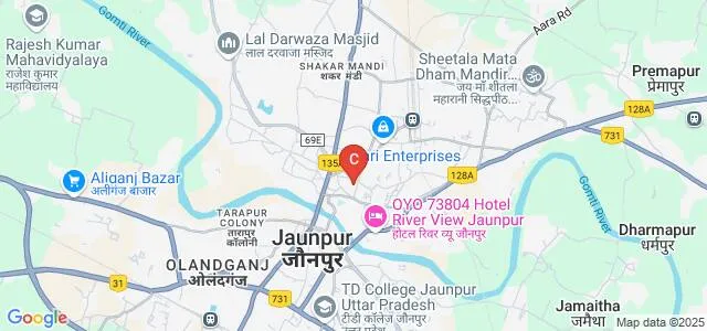 Raja Shri Krishna Dutt PG College, Jaunpur Map