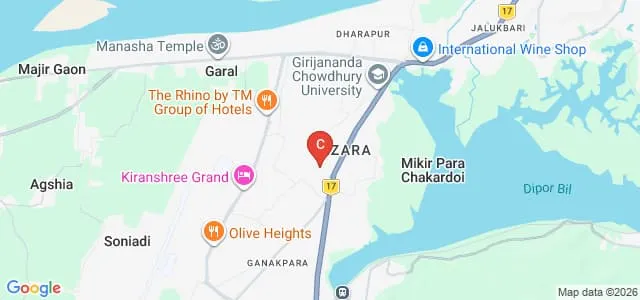 Girijananda Chowdhury Institute of Pharmaceutical Science, Guwahati Map
