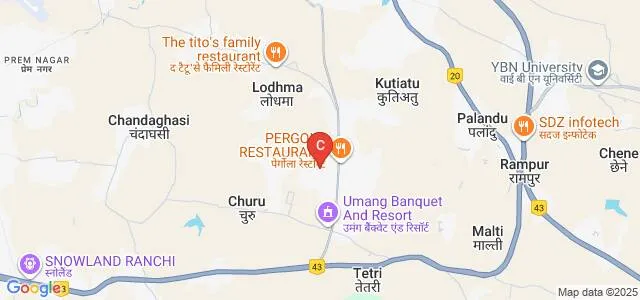 Kejriwal Institute of Management and Development Studies, Ranchi Map