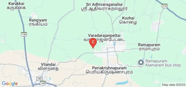 Mother Gnanamma Women's College of Arts and Science, Ariyalur Map