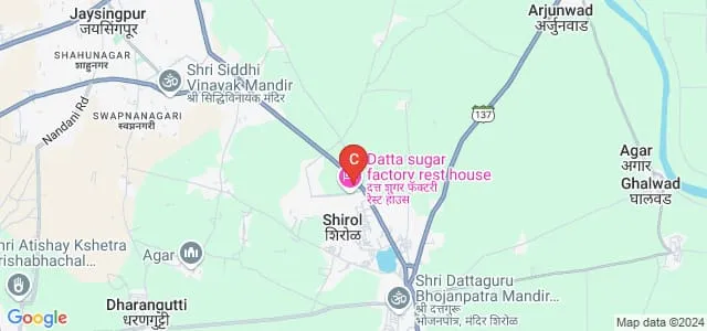 Appasaheb Alias SA RE Patil Institute of Technology, Dattanagar Map
