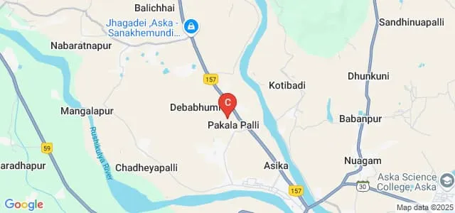 Niranjan Government Womens College, Aska Map