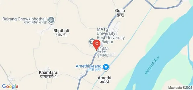 MATS School of Engineering and Information Technology, Raipur Map