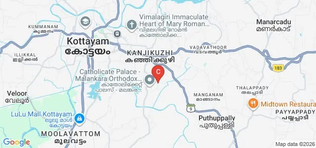 Mount Carmel College of Teacher Education, Kottayam Map
