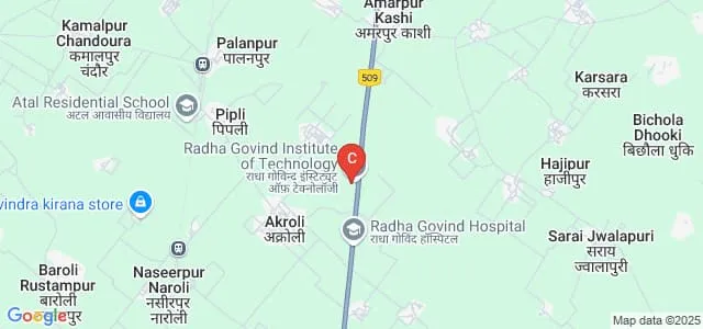 Radha Govind Institute of Technology and Management, Moradabad Map