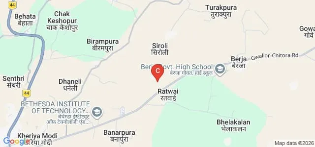 Gopesh College of Education, Gwalior Map
