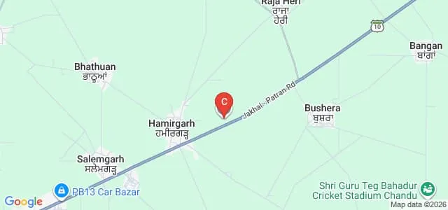 Lord Shiva College of Nursing, Sangrur Map