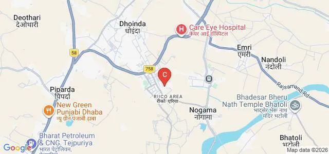 Career Point Technical Campus, Rajsamand Map