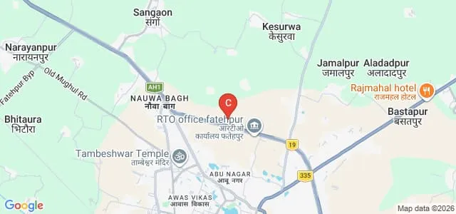Shri Ram Manohar Yadav Mahavidyalaya, Fatehpur Map