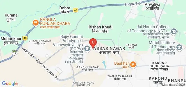 Mahaveer Institute of Medical Sciences and Research, Bhopal Map