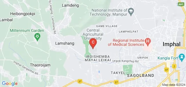 College of Community Science, Central Agricultural University, Imphal Map