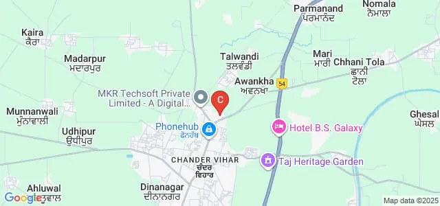 Swami Sarvanand Institute of Management and Technology, Gurdaspur Map