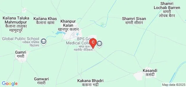 BPS Institute of Teacher Training and Research, Sonipat Map