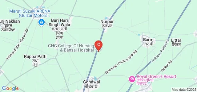 GHG Ayurvedic Medical College and Bansal Hospital, Raikot, Ludhiana Map