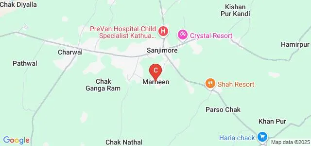 Government Degree College, Marheen Map