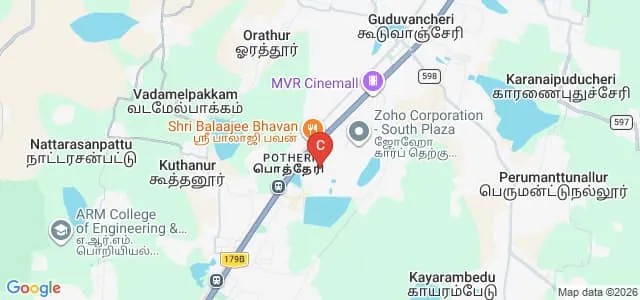 SRM Valliammai Engineering College, Kancheepuram Map