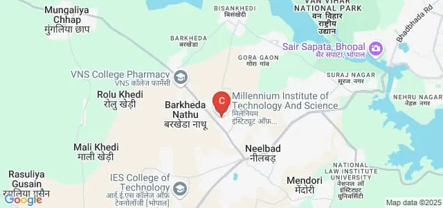 Millennium Institute of Technology, Bhopal Map