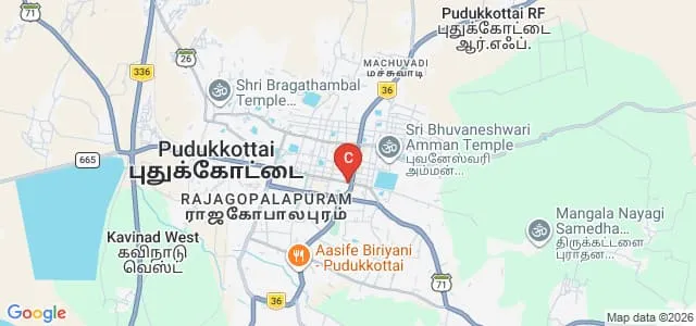 Venkatesvara College of Education, Pudukkottai Map