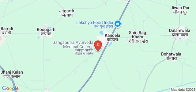 Gangaputra Ayurvedic Medical College, Kandela Map