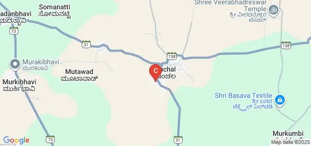 Shri Shivayogeeshwar Rural Ayurvedic Medical College and Hospital, Belgaum Map
