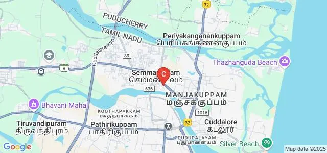 C Kandaswami Naidu College for Women, Cuddalore Map