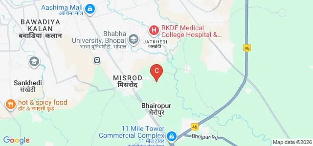 Kailash Narayan Patel College of Pharmacy, Bhopal Map