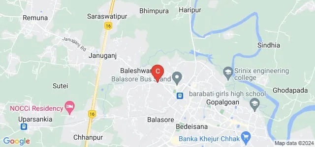 Bharat Institute of Technical Studies, Balasore Map