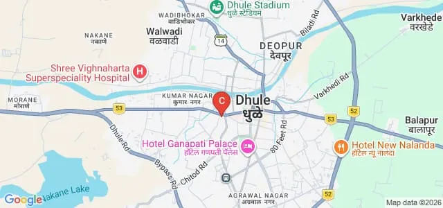 Jijamata Education Society's College of Education, Nandurbar Map